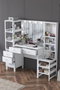 Hanah Home Mesa de Maquillaje BJ154 - 3861 Blanca con 10 Focos